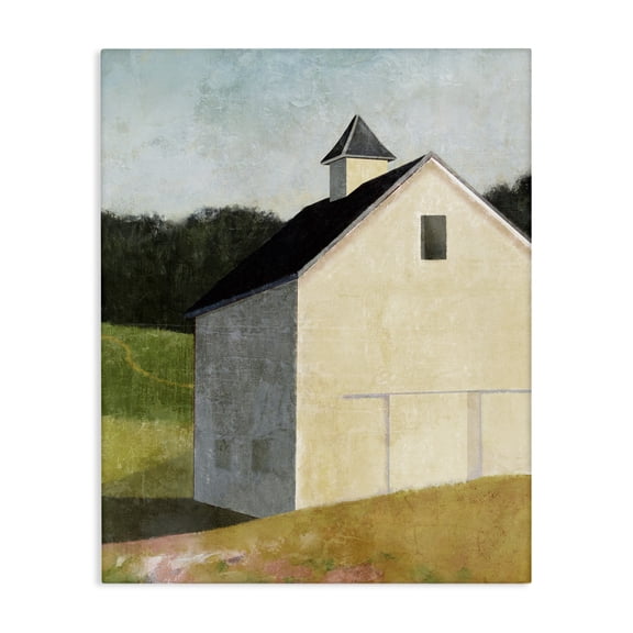 Stupell Industries Rustic Lodge Countryside Hills Barn Scenery Canvas Art, 36 x 48, by Suzanne Nicoll