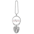 thumbnail image 1 of Morning Greetings Symbol Music Silver Wing Car Pendant Decoration, 1 of 4