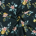 thumbnail image 7 of (2 pack) Better Homes & Gardens 100% Cotton Floral Black, 2 Yard Precut Fabric, 7 of 7