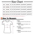 thumbnail image 3 of USSUMA Summer Tops for Women Trendy V Neck Short Sleeve Dressy Shirts Blouses American Flag Star Buttons Women's Tops Summer 2022 4th of July Patriotic Casual Tshirts Tunic Plus, 3 of 4