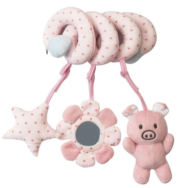 Cochecito de bebé, cuna, actividad, juguetes de peluche en espiral, cochecito de bebé infantil, asiento de coche, juguetes colgantes, juguetes educativos de peluche