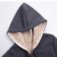 thumbnail image 5 of Jacenvly Women'S Winter Coats Comfortable Warmth Wool Jackets for Women Solid Hooded Zipper Pocket Short Dresses for Women Casual Fashion Womens Long Sleeve Tops, 5 of 8