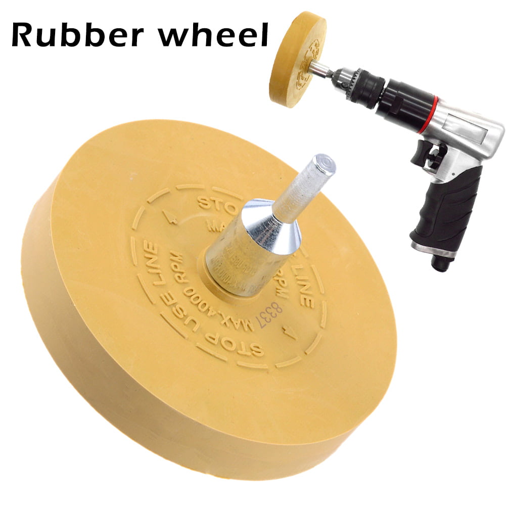 Universal Pinstripe Decal Eraser Wheel Pad Sticker Removal Tool For Power Drill
