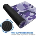 thumbnail image 6 of Purple Camouflage &nbsp;desk Mouse Padwaterproofnon Slip&nbsp;for Office Home Work Gaminggaming Mouse PadRubber Base Mousepad with Stitched Edges 31.5x11.8inches, 6 of 7