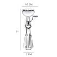 thumbnail image 5 of Baking hand cranked electroplated egg beater, dual wheel stainless steel kitchen mixer, cake baking tool Egg Beater Classic Hand Crank Style Stainless Steel Mixer （large size）, 5 of 5