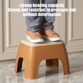 thumbnail image 4 of Kumdkd Stackable Plastic Stools, Small Square Step Stool for Living Room, Bathroom & Kindergarten, Orange, 12.6"x10"x7", Thickened Seat with Non-Slip Feet, 4 of 6