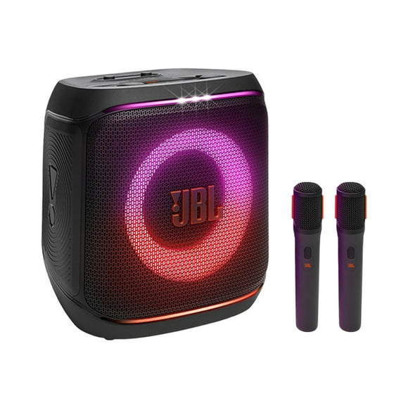 Bocina JBL Party Box Encore 2 con 2 Microfonos; Negra