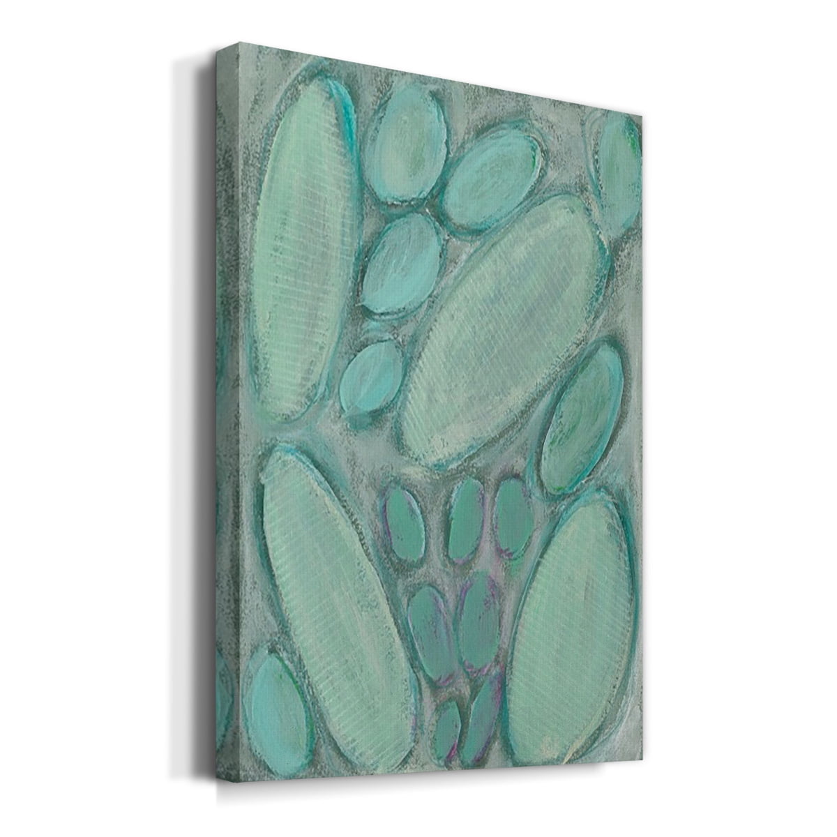 Blue Orbs I Premium Gallery Wrapped Canvas - Ready to Hang