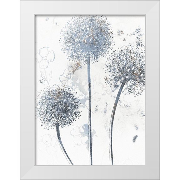 Sommers, Mindy 11x14 White Modern Wood Framed Museum Art Print Titled - Wedgewood Allium