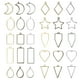thumbnail image 1 of Marco Colgante En Blanco, 30 Piezas Colgante De Marco Hueco Hueco Geométrico Para Decoración De Teléfono Móvil Para Pulseras ANGGREK Otros, 1 of 8
