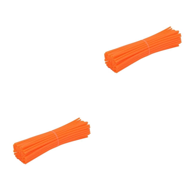 Naiovety 72 Uds. Fundas protectoras para radios de motocicleta, Protector de borde de rueda envolvente para moto de cross Type4 NO4