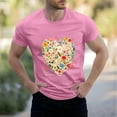 thumbnail image 2 of Yiaimeir ‌Summer Men's T-shirt Casual Short Sleeve Shirt with Breathable Fit‌, 2 of 5