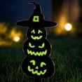 thumbnail image 6 of Outdoor Halloween Decorations Yard Spooky Glow in The Dark Halloween Decor Metal Yard Art for Lawn Patio Pathway Holiday Season Home Display Single Piece, 6 of 7