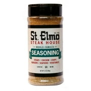 St Elmo Steak House  Seasoning, Flavorful Rub for Steaks, Burgers, Chicken, Seafood, and More - 13 OZ