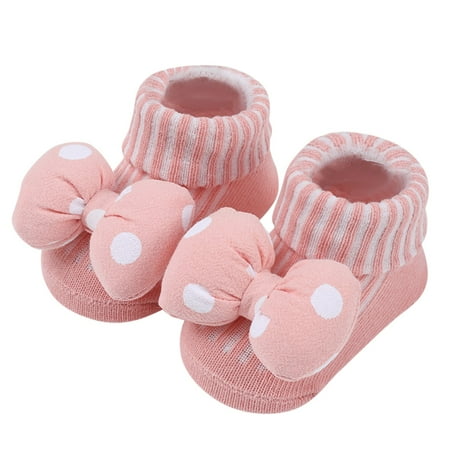 

kpoplk Girls Socks Baby Cotton Slip Socks Cartoon Socks Socks 4 Year Old Girl(Watermelon Red)