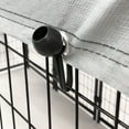 thumbnail image 2 of KennelMaster Welded Wire Dog Kennel, Indoor & Outdoor Use, Waterproof Cover Included, Black, 6ft x 4ft x 6ft, 2 of 12