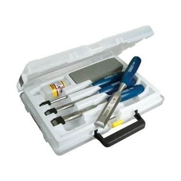 STANLEY - 5002 Bevel Edge Chisel & Oilstone Set, 6 Piece