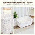 thumbnail image 2 of AWAYTR Hand Woven Storage Baskets 4 Pack, Multi Size Rectangular Organizer Bins for Bathroom Bedroom Home Organization, 2 of 8