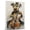 Airedale Terrier, variant on Irish Wolfhound Dog Stretched Canvas Size 8x12 – Funny Irish Wolfhound Dog Canvas Wall Decor, Funny Dog Wall Art for Cello Room