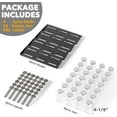 thumbnail image 6 of SpaceAid Spice Drawer Organizer with 28 Spice Jars, 4-Tier, 13" W x 17.5" D, Black, 6 of 6