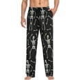 thumbnail image 4 of FREEAMG Racoons Family Pattern Men's Pajama Pants Sleepwear Lounge Pajama Bottoms, 4 of 7