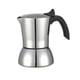 thumbnail image 1 of Bewildely Cafetera italiana de aluminio de 4 tazas, 200ml, cafetera Moka, tetera Espresso, percoladores, estufa Juegos de servir café y té 6 copas de plata Bewildely HA027381-02, 1 of 4
