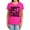 Hot Pink, variant on JLA Joker Don't Care Women's T Shirt (Small) Red