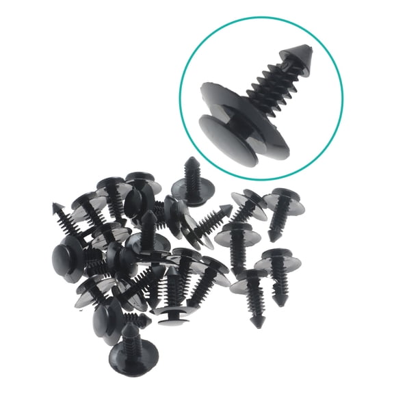 25 x Interior Door Panel Clips Fasteners Push Pins Retainers for Ford Truck