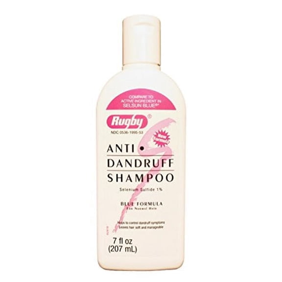 3 Pack - Rugby Selenium Sulfide Anti-Dandruff Shampoo 7oz Each