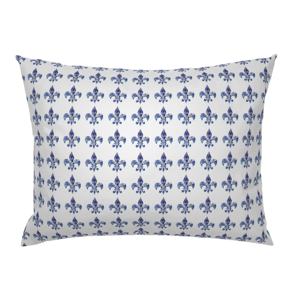 The Pillow Collection Majkin Geometric Bedding Sham Blue King/20 x 36 