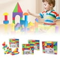 thumbnail image 3 of Bloques de construcción de espuma grandes para niños pequeños de 2 a 4 años, bloques de construcción grandes de 13,8 pulgadas, bloques de EVA apilables, juego suave, 30 92 piezas, 3 of 6