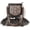 Brown, variant on Berlin hand-carved Fringed Bag Cowhide Hand Bag with Floral Hand Tooling