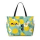 thumbnail image 1 of Fotbe Lemons Chamomile Flowers And Leaves Bolsa de Viaje para Playa - Resistente al Agua, Bolsa Tote de Gran Capacidad y Ligera con 7 Bolsillos para Mujeres y Hombres, 1 of 7