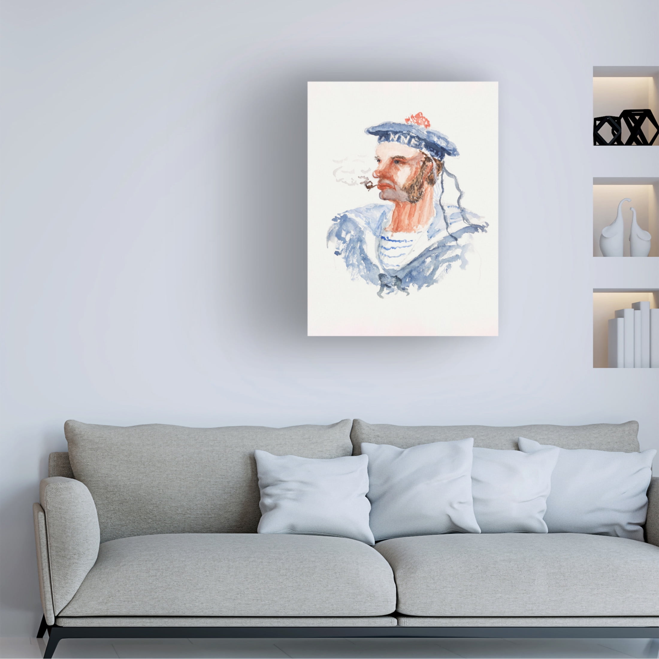 Trademark Fine Art Pictufy Marin ca. 1879a1880 Canvas Wall Art