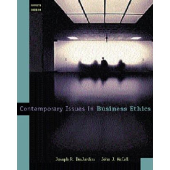 Pre-Owned Contemporary Issues in Business Ethics (Paperback) 0534505988 9780534505981