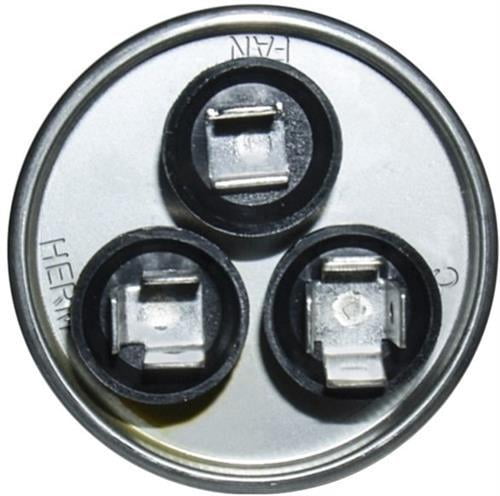 Genteq C3355R Capacitor Dual Run Round 35/5 UF MFD 370V VAC 97F9834 (Replace Old GE# Z97F9834) 35 and 5 MFD at 370V