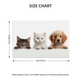 thumbnail image 2 of Placemats Set of 4 / 6, Cute Kittens And Puppy Placemats for Dining Table Indoor/Outdoors Heat Resistant Washable Placemats 18" x 12", 2 of 8