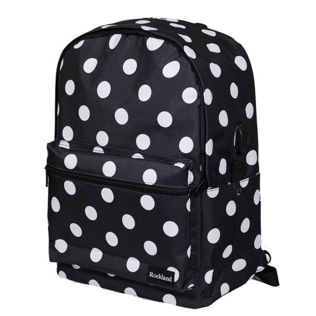 Fox Luggage B12A-BLACKDOT 16 in. Classic Laptop Backpack, Blackdot