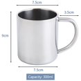 thumbnail image 1 of Taza de acero inoxidable para exteriores, 300ml, bebida, café, té, taza para acampar Likrtyny Para estrenar, 1 of 5