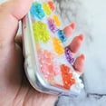 thumbnail image 4 of iPhone 11 Pro Max 6.5" Gummy Bear Holographic Rainbow TPU Cartoon 3D Clear Candy Soft Case, 4 of 5