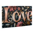 thumbnail image 2 of 500 pcs jigsaw puzzles 500 pieces Love' Slogan Flower,Stunning Artwork of Adults,Classic Flower Love Slogan Wooden Puzzle 500 Piece,Gift for Flower Enthusiast,Creative Activity Hobbies for Adults, 2 of 6