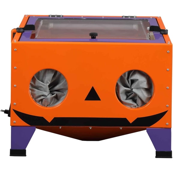 Motorhot 25 Gallon Portable Air Sandblasting Cabinet, 40-80 PSI Bench Top Sand Blaster with Spray Gun & 4 Nozzles, Heavy Duty Steel Rust, Paint, Stain Removal Cabinet