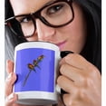 thumbnail image 2 of 3drose, Three Beautifully Colored European Bee-eaters, 11oz Two-tone Black Mug, 2 of 6
