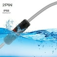 2Pin Waterproof Junction Box Case Electrical Cable Wire Connector