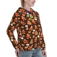 thumbnail image 6 of Kdxio Christmas Gingerbread Cookies Print Womens Oversized Hoodies Sweatshirts Hooded Pullover Tops Sweaters Casual-XX-Large, 6 of 7