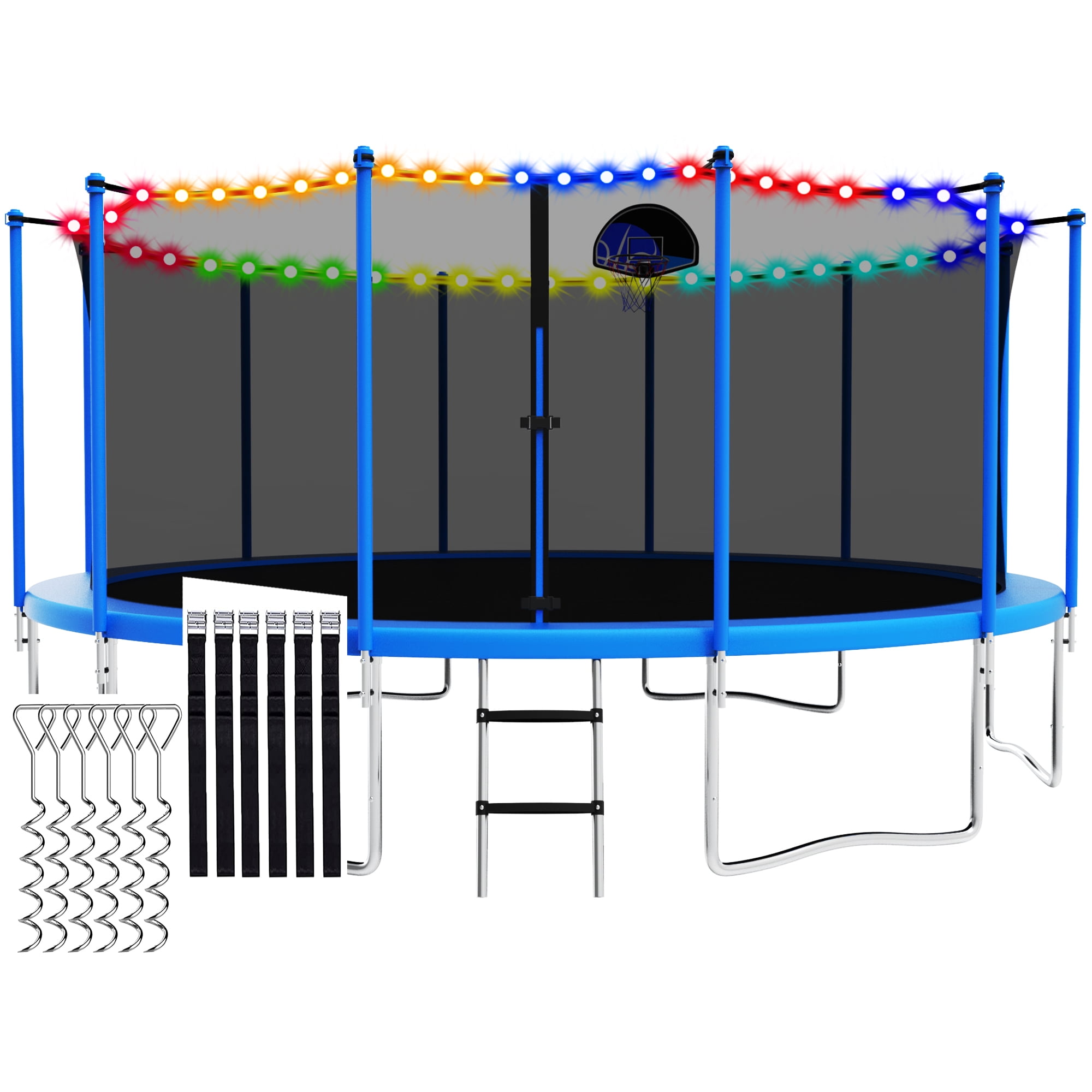 CITYLE Trampoline 12FT 14FT 15FT 16FT 1500LBS Trampoline for Adults
