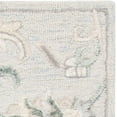 thumbnail image 4 of SAFAVIEH Glamour Catrine Bordered Wool Area Rug, Light Blue/Ivory, 5' x 8', 4 of 4
