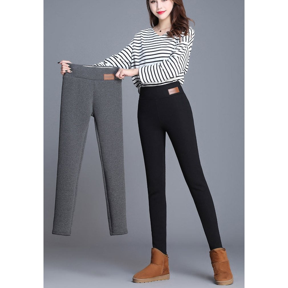 Warm Pants Winter Skinny Thick Velvet 