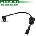 thumbnail image 4 of Unique Bargains ABS Wheel Speed Sensor for Chevrolet Equinox 2010-2017 for GMC Terrain 2010-2017 No.23348259/25913456, 4 of 7