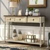 Firlar Console Table Sofa Table With Drawers Luxurious And Exquisite Design Of Entrance With Projection Drawer And Long Shelf